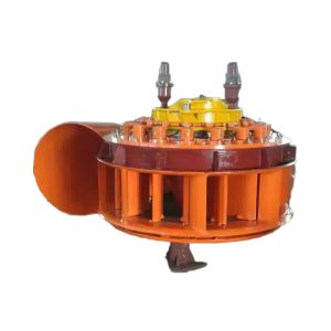 Vertical Water Power Turbine Stainless Steel Runner Material Layout Pattern