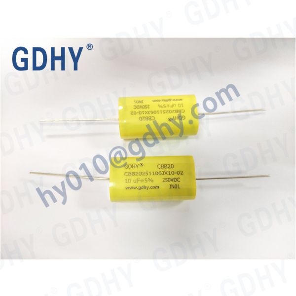 Buy CBB20 10UF 250V Axial Audio Film Capacitor Metallized polypropylene Film Capacitor at wholesale prices