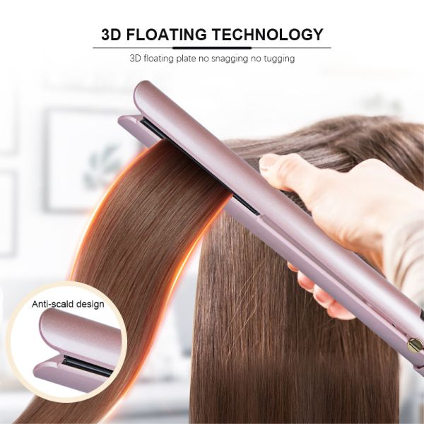 Salon 2 In 1 Hair Straightener And Curler , CE/ROHS Hair Straightening Curling Iron