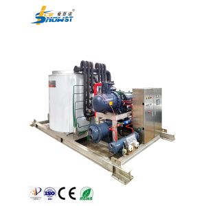 Automatic Stainless Steel Flake Ice Machine 20 Ton Water Cooled