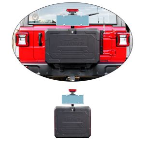 China Acceptable OEM/ODM 700X450X317mm Aluminum Tail Gate Storage Box for Jeep Wrangler JL JK on sale