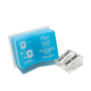 Fixed Screw Anti Swallow Cartoon Pencil Sharpener Book Shape