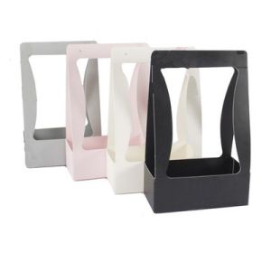 Handmade Waterproof Folding Paperboard Portable Flower Box