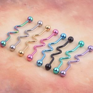 316L surgical steel industrial piercing barbells Body Jewelry