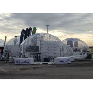 18m Diameter Transparent Wedding Geodesic Dome Tent With Linings