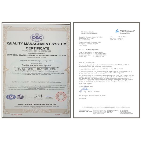 Safety 6 Ton Steel Chain Lever Hoist Hand Lifting Tools For Building- CE/GS certified