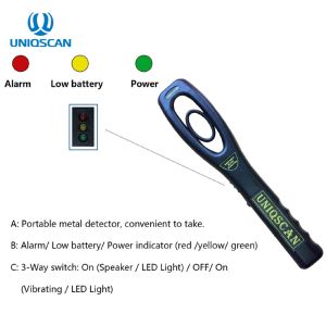Quality Elliptical Circle 40KHz 50mA Portable Metal Detector for sale