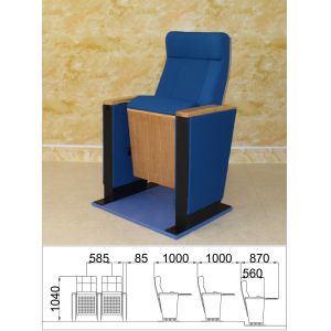 Anti Fading Auditorium Seating Chair