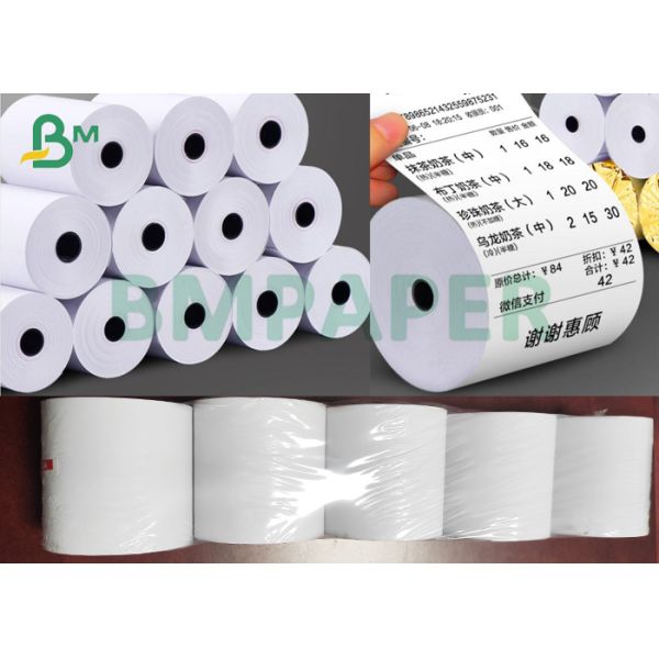 Thermal cash register paper 80mm Retail Thermal Cash Register Pos Paper Roll For ATM Receipts