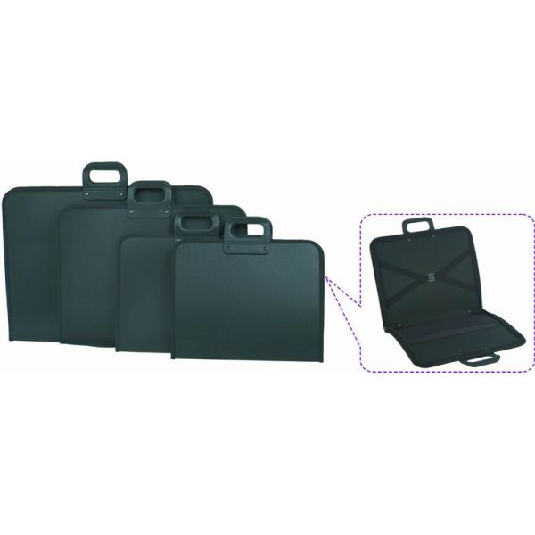 Professional PVC Art Portfolio Holder , Four Size Art Portfolio Carrying Case 11x17