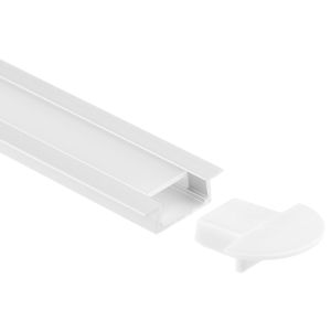 Household 6063 T5 Recessed Aluminum LED Profile 22*6mm Extrusion