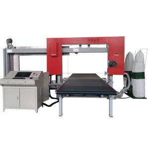 Quality 0.5mm Precision PU Foam Cutting Machine With Vertical Blade for sale