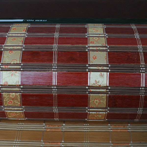 Buy Colored Natural Bamboo Roller Blinds Bear High Temputure For Restaurant at wholesale prices