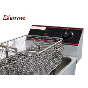 6 Liter Commercial Stainless Steel Electric Deep Fryer