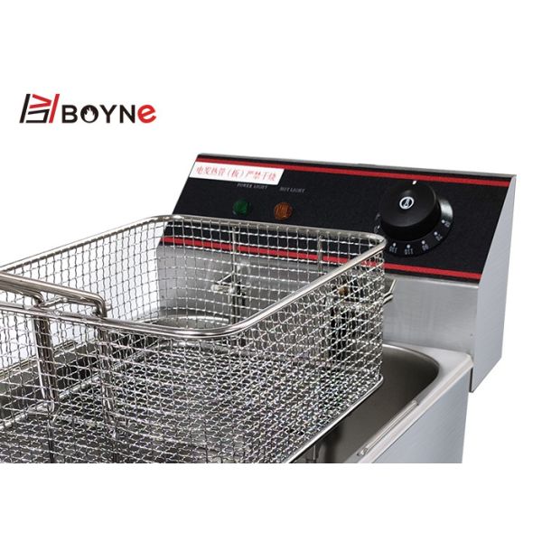 6 Liter Commercial Stainless Steel Electric Deep Fryer