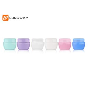 10g Cute Recyclable Plastic Cosmetic Jars Stock Available Mushroom Shaped