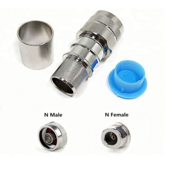 N Female Bulkhead With O-ring Connector to UFL 20cm Length 1.13mm Coaxial Cable Assembly