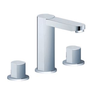 Quality Chrome Ceramic Basin Mixer Faucet , High End Scale Basin Tap Faucets With Bubbler Outlet for sale