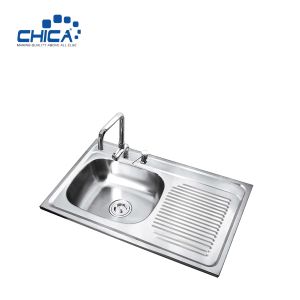 Stainless Steel Kitchen Sink Single Bowl Kitchen Sink Topmount Kitchen Sink With