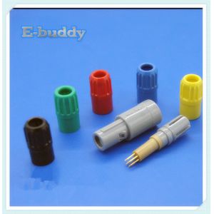 4pin Redel Plastic Medical Connector Lemo Alternative Push Pull Circular Male