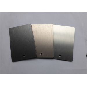 Brushed Finished Painted Aluminum Sheets Customizable Width Good Rigidity