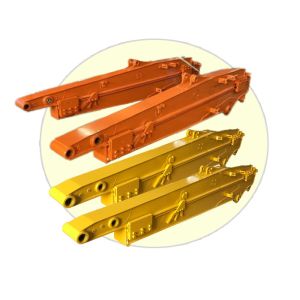 Patented 6-12M Sliding Boom , Q355B Q690D Excavator Sliding Arm For Cat312 Pc240
