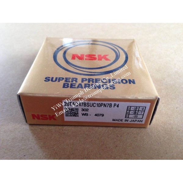 NSK High Precision Angular Contact Ball Bearing 20TAC47B SUC10PN7B P4 ,