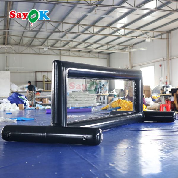 Pvc Inflatable Volleyball Court Pool Inflatable Water Volleyball Court for Outdoor Water Games