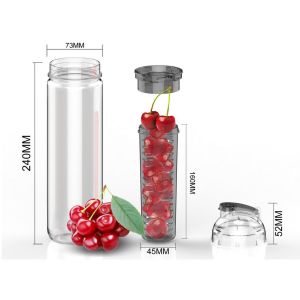27oz Fruit Bottle/Fruit Infuser Water Bottle BPA Free