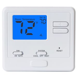 Non - Programmable Digital Underfloor Heating Thermostat , HVAC Thermostat 24V