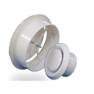 Home Air Circulation Wall Mount Mix Flow Inline Fan with ABS Plastic Round Air