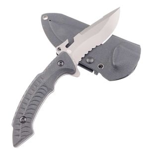 Military Paratrooper Double Edged Tactical Dagger Knives G10 56HRC