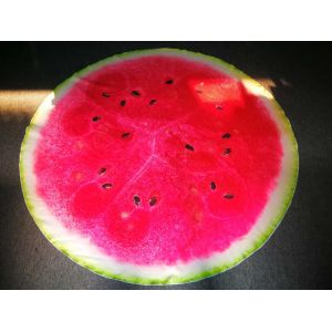 Round Fruit Print Flannel Polyester Fleece Blanket Knitted Technics