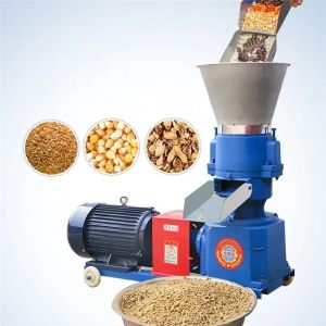 2mm Feed Grinding Machine Livestock Pellet Machine With Safety Box