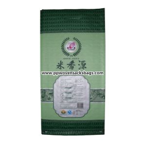 Environmental Friendly Bopp Printed Bags / Woven Polypropylene Bags Transparent