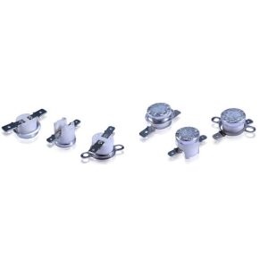 KSD Boiler Bimetal Disc Thermostat Switch , Fixed Temperature Thermostat 130℃