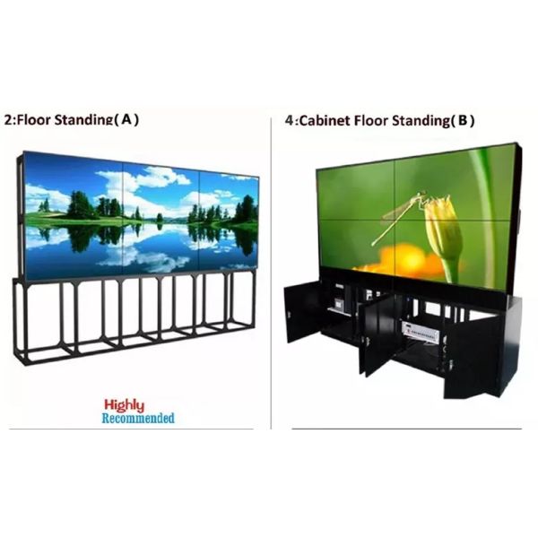 Commercial Grade Super Narrow Bezel Display Wall Mounted Video Wall 47" 30kg