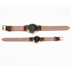 Seiko Pc20 Waterproof Womens Quartz Watch Casual PU Leather