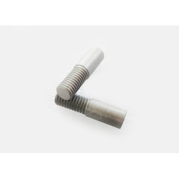 Screw Assembling Custom Tungsten Carbide Round Bar With Shank End G30