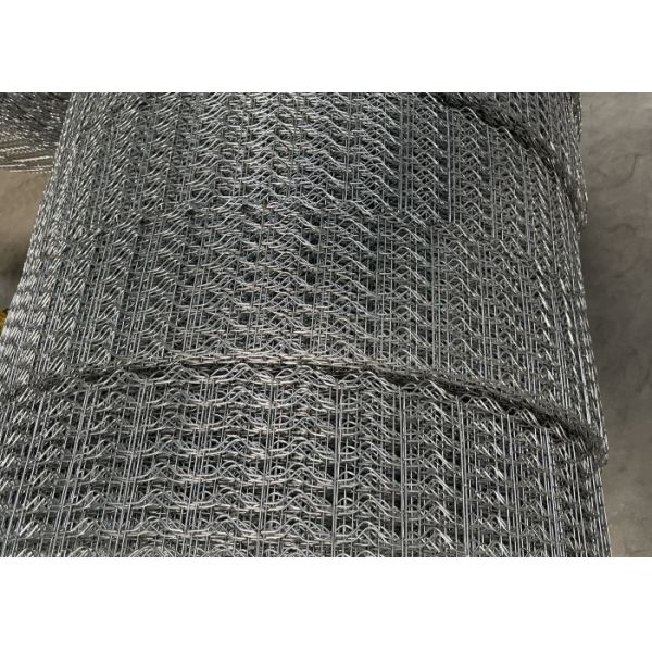 Buy 8 Lines 2mm Wire Galvanized Reinforced Wire Mesh For Everglades Gas Pipeline at wholesale prices