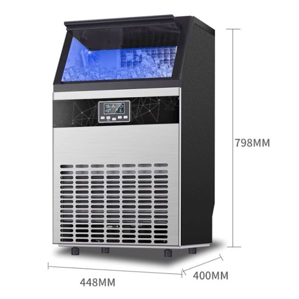 Buy NO App-Controlled 60-100kg Home Mini Commercial Ice Maker Machine for Automatic Ice Cube Making Tap Water Or Bottled Water Input at wholesale prices