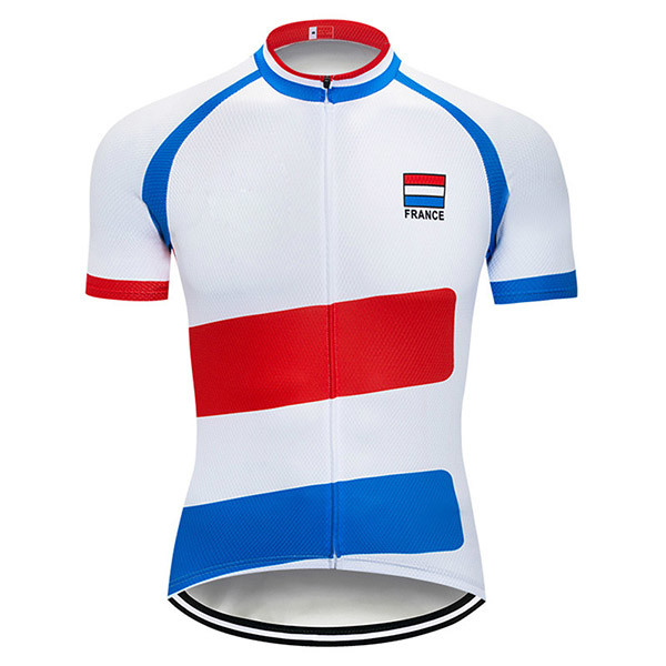 Buy France Flag 140 Gsm Moisture Wicking Cycling Sports Clothing at wholesale prices