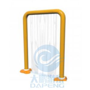 Galvanized Steel Water Splash Pad Splash Zone N Shape Waterfall Water Spray