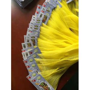 China Solid Reusable Mesh Produce Bags , PE Pwoven Mesh Bags For Fruit / Vegetable on sale