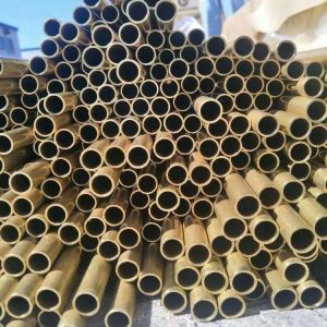 ASTM C11000 Metric Brass Tubing 5.8m 6m Customized Thick Wall Copper Pipe