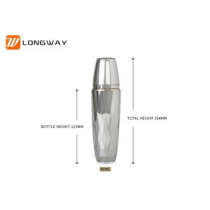 Acrylic lotion bottle 60ml Plastic lotion Pump Bottles / Liquid Foundation