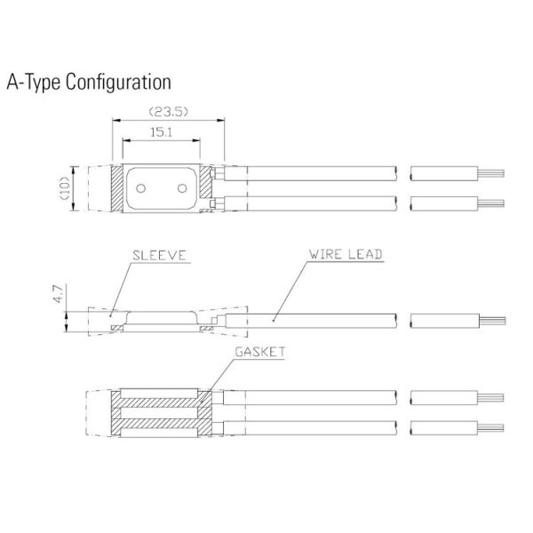 17AM Motor Thermal Protector Switch 9A Bimetal Klixon Thermostat Switch