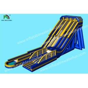 Multiple Lanes Single Ladder Height 15m Giant Inflatable Slide