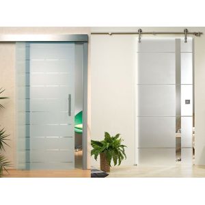 Clear Float Durable Tempered Glass , Silkscreen Frosted Tempered Shower Glass