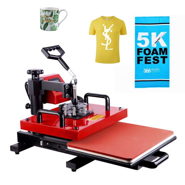 Combo Heat Press Machine Mugs Cup Tshirt Printing Machine T Shirt Sublimation